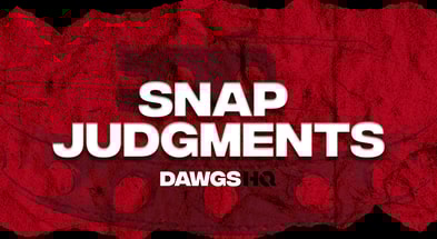 Georgia football snap judgments