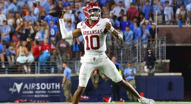 NCAA Football: Arkansas at Mississippi