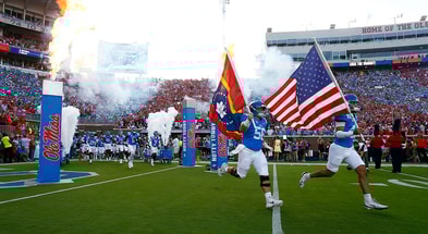NCAA Football: Arkansas at Mississippi
