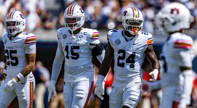 Keldric Faulk and Keyron Crawford (Photo by Matt Rudolph/AuburnSports)