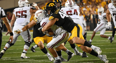 The Hawkeyes handled UMass 47-7 on Saturday. (Photo by Dennis Scheidt)