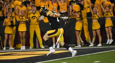 The Hawkeyes defeated UMass 47-7 on Saturday night. (Photo by Dennis Scheidt)