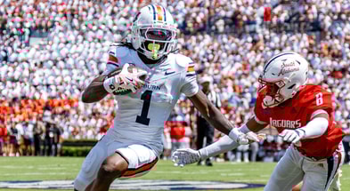 Eric Singleton Jr. (Photo by Matt Rudolph/AuburnSports)