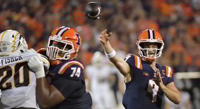NCAA Football: Western Michigan at Illinois