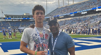 Brooks Johnston on his Kentucky visit (Photo provided by Brooks Johnston)