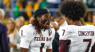 Texas A&M WRs Mario Craver KC Concepcion vs. Notre Dame