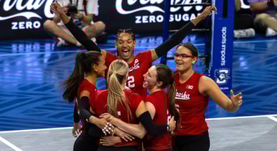 Nebraska volleyball Taylor Landfair, Rebekah Allick