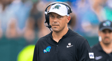 Tulane head coach Jon Sumrall, via Stephen Lew-Imagn Images