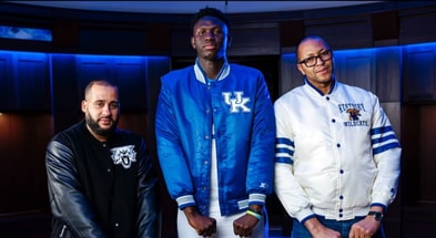 Arafan Diane on his Kentucky official visit (Photo: UK Athletics)