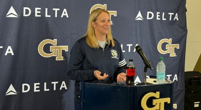 Georgia Tech head women's basketball coach Karen Blair