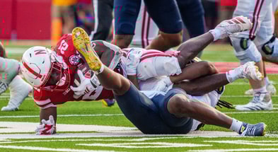 Nebraska football RB Emmett Johnson vs. Michigan