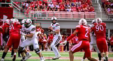 Texas Tech QB Will Hammond delivering a crucial touchdown to seal the victory for the Red Raiders in the 4th quarter