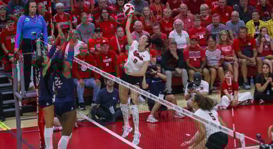 Nebraska volleyball Virginia Adriano