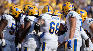 Pitt offensive line