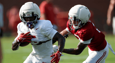 Alabama WR Germie Bernard and DB Zabien Brown