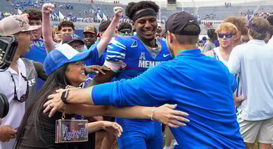 Memphis QB Brendon Lewis vs. Arkansas