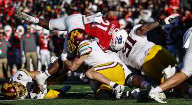 Rutgers running back Antwan Raymond versus Minnesota