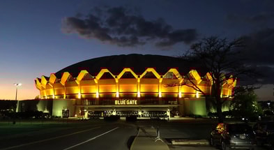 WVU Coliseum Night