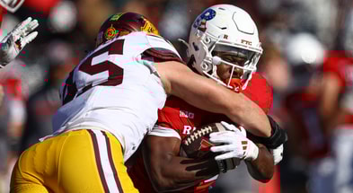 Rutgers Football running back Antwan Raymond versus Minnesota