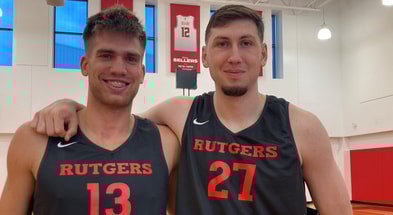 Rutgers basketball Harun Zrno and Denis Badala