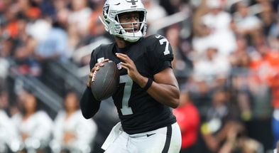 Las Vegas Raiders quarterback Geno Smith
