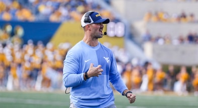 West Virginia defensive coordinator Zac Alley