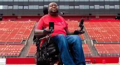 Former Rutgers Football player Eric LeGrand