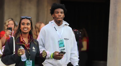 Raylaun Henry by Mick Walker -- Lettermen Row --