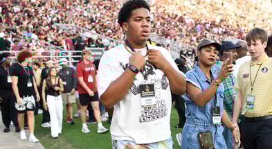 Aaron Thomas at Florida State-Miami Game (Bob Myers:Warchant)