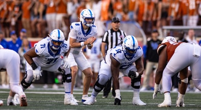 Kentucky QB Cutter Boley at Texas, via Brett Patzke-Imagn Images