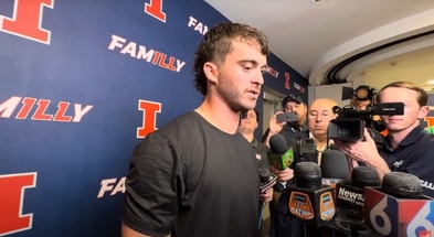 Luke Altmyer post game OSU