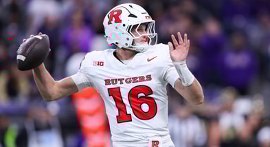 Rutgers quarterback Athan Kaliakmanis