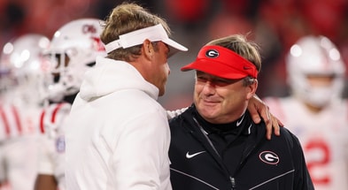 Ole Miss HC Lane Kiffin, Georgia HC Kirby Smart