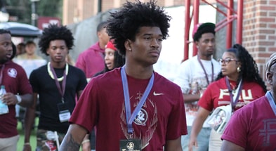 Jay Timmons at FSU vs Miami (Matt LaSerre/Warchant)