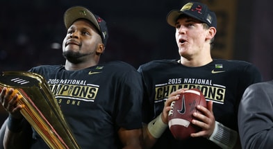 Alabama captains Reggie Ragland and Jake Coker