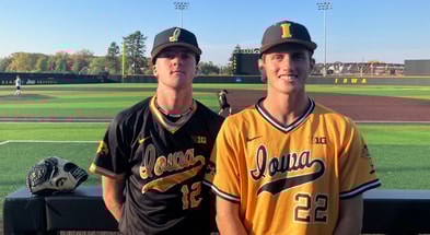 The Hawkeyes threw their highly-touted freshman in Game 2. (Photo by Kyle Huesmann)