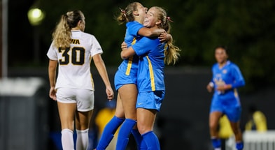 The Bruins dominated after an early red card on the Hawkeyes. (Photo by UCLA Athletics)