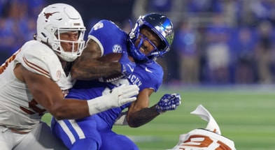Kentucky RB Seth McGowan vs. Texas, via Dr. Michael Huang, KSR