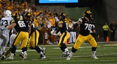 The Hawkeyes earned a comeback win against Penn State. (Photo by Dennis Scheidt)