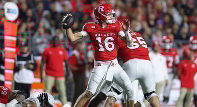 Rutgers Football quarterback Athan Kaliakmanis