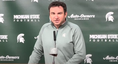 Michigan State HC Jonathan Smith.