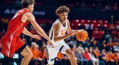 Illinois guard Keaton Wagler