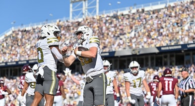 Georgia Tech's Haynes King and Malachi Hosley