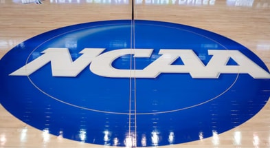 NCAA Logo Basketball Court