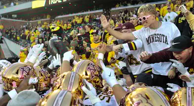 Gophers Floyd celebration