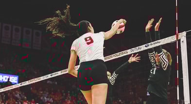 Nebraska volleyball Virginia Adriano (Photo by Nebraska Social Media)