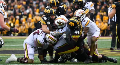 The Hawkeyes defeated the Gophers 41-3 on Saturday. (Photo by Dennis Scheidt)