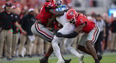 Georgia defense Ole Miss.