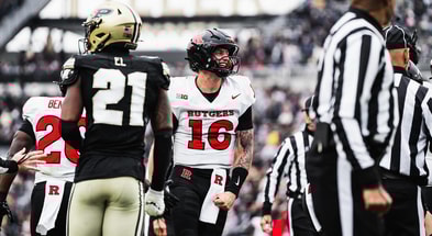 Rutgers Football quarterback Athan Kaliakmanis