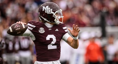 Mississippi State QB Blake Shapen (Photo by Jared Thomas, Maroon and White Daily)